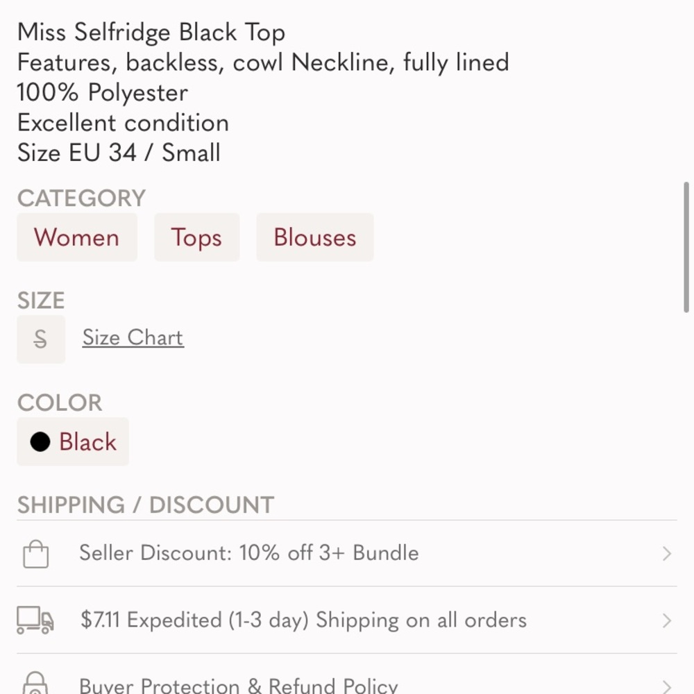 Backless top! - Picture 5 of 5